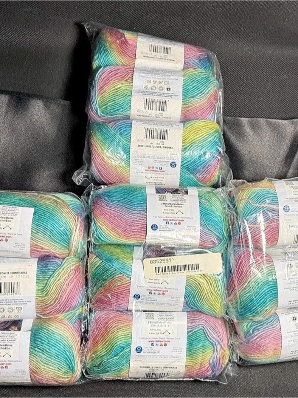 Red Heart Boutique Unforgettable Yarn Multicolor Skeins